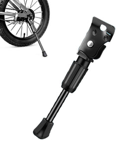14 Inch - Bicycle Stand for Children's Bikes - MTB Kickstand - Single Bicycle Stand - Bicycle Accessories for Children - Bicycle Stand - Side Stand for Bicycles - Bicycle, E-Bike, City Bike & Mountain Bike - Black - Easy to Install