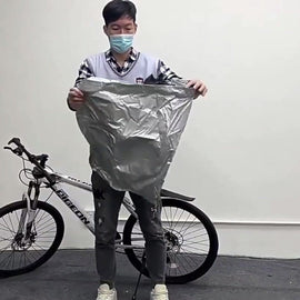 Universal Bike Cover for All Bikes - Waterproof Ultra Strong Oxford - Bike Cover for 1 / 2 Bikes - Bike Protective Cover - Bicycle Cover - Electric Bike, Mountain Bike, Etc - Black - For Bike Carrier and Storage - 0
