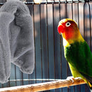 2 Pieces Comfort Corner  Bird Blanket, Cuddle Nest Hanging Toy for Bird Cage, Warm Bird Shelter Bed for Small and Medium Parrots, Cockatiel Pigeon and Lovebirds (M)-2