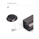 Silent Magnetic Door Stoppers - Matte Black Door Stopper, Stainless Steel Windproof Heavy Duty Gripper, Adjustable Height for Door Gaps, Keep Door Open-4