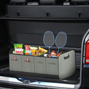 Car Trunk Organizer, Car Storage Organizer with 70L Large Capacity Waterproof Collapsible and 10 Pockets, Oxford,Trunk Organizer for Car （Grey）-2