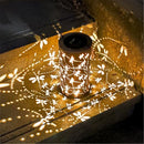 Birthday Gifts for Women Mom Grandma Ladies Solar Lanterns Outdoor Hanging Dragonfly Hollowed-Out Metal Waterproof LED Garden Decor Outside for Patio Yard Porch-2