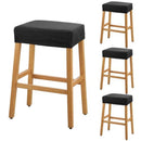 Stool Covers Rectangle - 4 Pack Stretch Waterproof Saddle Seat Cover Counter Bar Stools Bar Chairs Covers Kitchen Island Chairs Cushion Protector-1