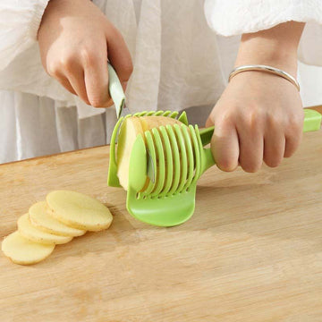4Pcs  Multi-function Fruit Slicer Cutter Tool-Green