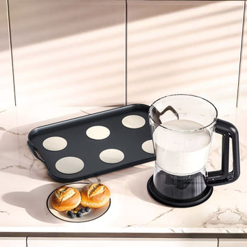 Cake Batter Dispenser Measuring Cup Baking Tool - black - 0