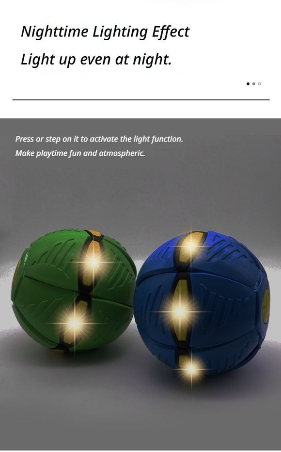 Frisbee Deformation Ball - green + No Light Version×5