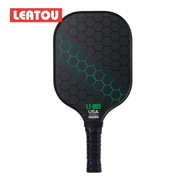 Green Pickleball Set with 2 Paddles-2 Balls And Triangular Carry Bag