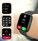 Green Unisex Health Monitoring Smart Watch with Call Function-6