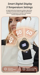 Outdoor Smart Heated Winter Gloves White-9