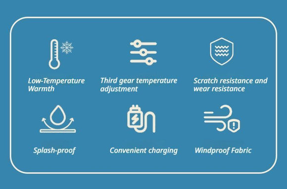 Windproof Water-Repellent Fleece-Lined Self-Heating Gloves Pink