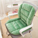 Winter Thick Fleece Seat & Back Cushion Set - 90cm Sofa Office Chair Warmer (BROWN)-8