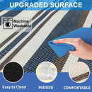 Double-layer Nylon Picnic Mat High-density Waterproof Base + Nylon Padding Lightweight Foldable with Carry Handle Machine Washable & Easy Care  Ideal for Beach Camping Park Outdoor Picnics(200*200CM)-6