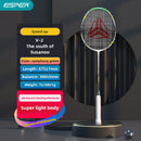 ESPER Explorer V2 Susanoo 7U Ultra-Light Badminton Racket 30T/40T High-Elastic Carbon Fiber with Grip and Gift Box Suitable for Beginners and Advanced Players.(PINK)-10