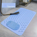 Anti-Slip Massage Shower Mat with Suction Cups Foot Spa Bathroom Mat（green)-9