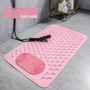 Anti-Slip Massage Shower Mat with Suction Cups Foot Spa Bathroom Mat(BLUE)-9