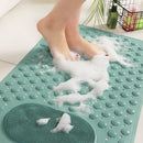 Anti-Slip Massage Shower Mat with Suction Cups Foot Spa Bathroom Mat(BLUE)-10