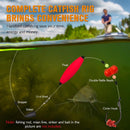 Pre-Tied Catfish Rig System, 23 Inch 55LB Santee Cooper Catfish Float Rig with Adjustable EVA Slip Float and High Carbon Circle Hooks 5/0 6/0 8/0, Ready-to-Fish for River and Bank Fishing(Cigar Float-6/0Hook * 3PCS)-5