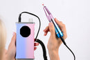 Nail Drill Professional Electric Nail File for Acrylic Gel Nails Polishing Removing-6