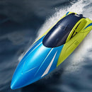 2.4GHz RC Speed Boat Toy - Remote Control Racing Yacht for Pools & Lakes Blue-2