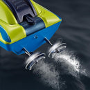 2.4GHz RC Speed Boat Toy - Remote Control Racing Yacht for Pools & Lakes Blue-7
