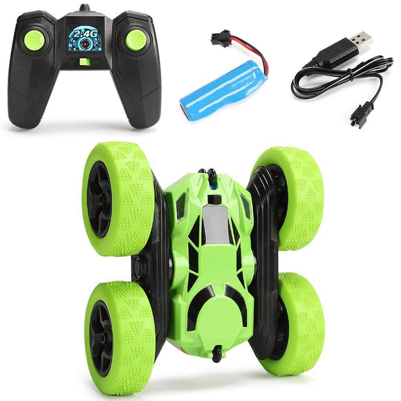 2.4GHz Remote Control Car Toy 4WD Rotating RC Car Toy Red