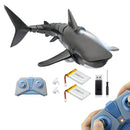 2.4G Remote Control Shark Toy RC Simulation Shark for Swimming Pool Gray-1