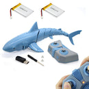 2.4G Remote Control Shark Toy RC Simulation Shark for Swimming Pool Gray-7