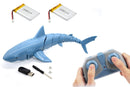 2.4G Remote Control Shark Toy RC Simulation Shark for Swimming Pool Gray-8