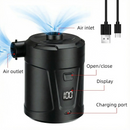 Outdoor Camping Digital Electric Air Pump, 5200mAh Built-in Battery, for Air Mattresses and Swim Rings - Black-2