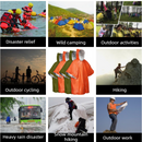 Outdoor Emergency Waterproof Insulated Raincoat, Portable Folding Camping and Hiking Cold-Weather Raincoat – Green-9
