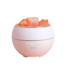Himalayan Salt Stone Flame Aroma Diffuser, 4 in 1 Essential Oil Humidifier with Warm Night Light, Timer Ultrasonic Cool Mist Diffuser for Home Bedroom-1