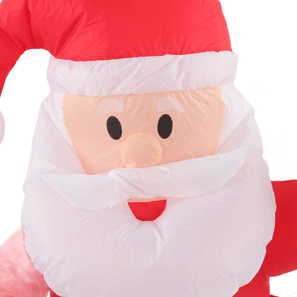 Christmas Inflatable Santa Waterproof Tear Resistance Inflatable Santa Decoration with LED Lights 100-240V AU Plug