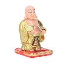 Standing Maitreya Buddha Solar Ornaments Light Energy Sensing Buddha Statue Decoration for Office Home Car Gift Small-2