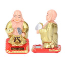 Standing Maitreya Buddha Solar Ornaments Light Energy Sensing Buddha Statue Decoration for Office Home Car Gift Small-8