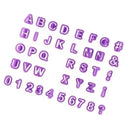 40pcs Numeral Alphabetic Cake Stencils Semiotic Food Grade Plastic Cake Topper Decorative Fillings for Home Baking-3