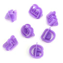 40pcs Numeral Alphabetic Cake Stencils Semiotic Food Grade Plastic Cake Topper Decorative Fillings for Home Baking-8