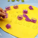 40pcs Numeral Alphabetic Cake Stencils Semiotic Food Grade Plastic Cake Topper Decorative Fillings for Home Baking-12