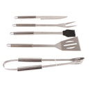 20pcs Barbecue Utensils Food Grade Stainless Steel Skewer Fork Knife BBQ Tool Set for Camping Hiking-13