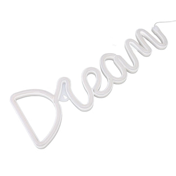LED Neon Light Dream Battery USB Operated Neon Wall Light for Bedroom Living Room Bar Party Christmas Wedding - 0