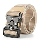 Nylon Tactical Belt Quick-Release for Outdoor Work Daily - Khaki-9