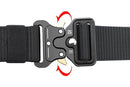 Nylon Tactical Belt Quick-Release for Outdoor Work Daily - Black-7