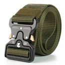 Nylon Tactical Belt Quick-Release for Outdoor Work Daily - Army Green-8