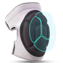 Pair of Knee Pads Anti-Slip Knee Protector Braces for Work Sports Grey - S-4