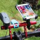 20cm Aluminum Alloy Bicycle Handlebar Extender Mount for Bike Accessories Red-2