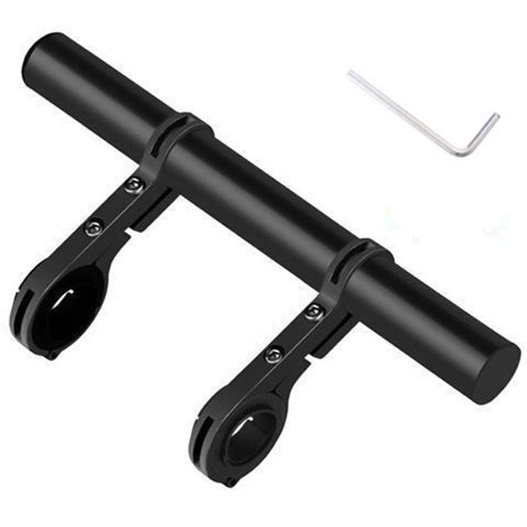 20cm Aluminum Alloy Bicycle Handlebar Extender Mount for Bike Accessories Black