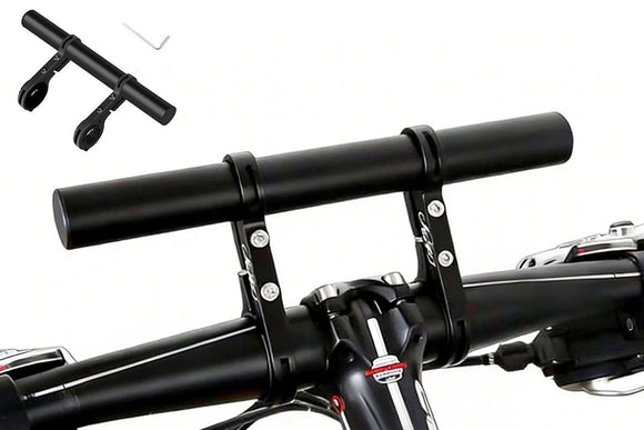 20cm Aluminum Alloy Bicycle Handlebar Extender Mount for Bike Accessories Blue