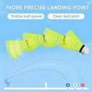 Durable Nylon Badminton Shuttlecocks Indoor Outdoor Training Recreational Yellow 12 Pack-5