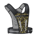Reflective Running Vest One Size Mesh Lightweight Adjustable Breathable with Phone Pocket 1pc-5