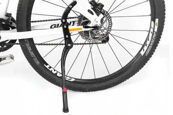 Strong Bike Bicycle Adjustable Side Kickstand Aluminum Alloy Foot Kick Stand for Mountain & Road Bikes
