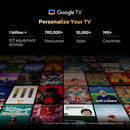 SKYWORTH 65X6600H QD-Mini LED 4K Smart TV, Matte Anti-Glare Display, 120Hz Turbo Mode, AI 4K Upscaling, AI Color Enhancement，Google TV, Dolby Atmos+Dolby Vision, 30W Speakers，HDMI2.1-5